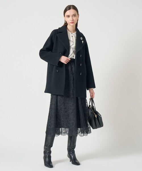 ANAYI（アナイ） ピーコート pコート ラムウールビーバーPコート