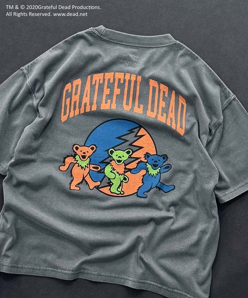 Grateful Dead（グレイトフル・デッド） tシャツ 「GRATEFUL DEAD