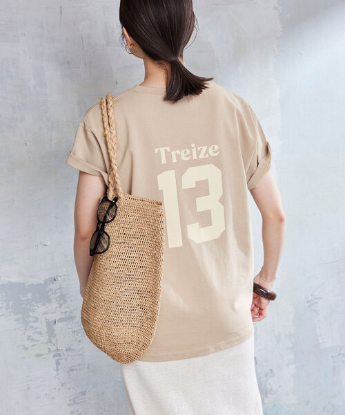 「SLOBE IENA」 半袖Tシャツ FREE ネイビー レディース_画像8