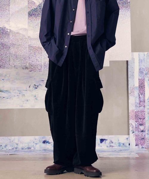 「MAISON SPECIAL」 カーゴパンツ 0 パープル メンズ_画像3