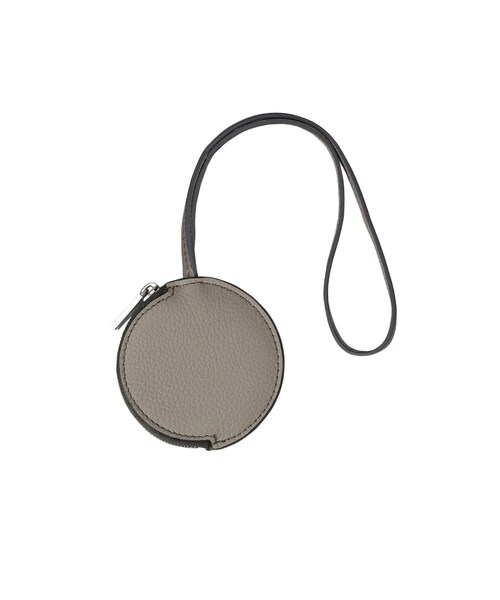 チャーム 「アクセサリー」チャーム ポーチ レザー 本革（商品番号：P25−65612） レディースの画像