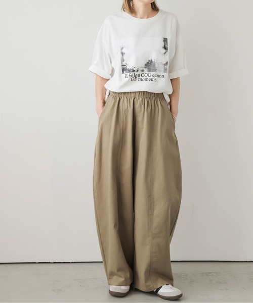 「SUGAR BISKET」 パンツ フリー ベージュ レディース_画像2