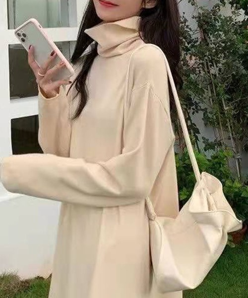 「Amulet」 長袖ワンピース X-LARGE ブラック レディース_画像2