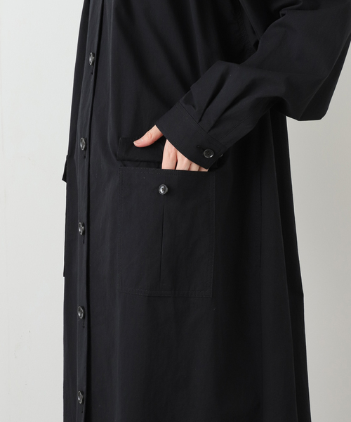 JOURNAL STANDARD LUXE ロングコート 黒 日本製 S JOURNAL STANDARD LUXE（ジャーナルスタンダード ラックス） コート