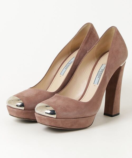 PRADA（プラダ） パンプス 37.5 ピンク レディース : ZOZOTOWN Yahoo