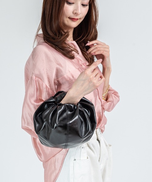 Croissant heloyse バッグ HELOYSE croissant leopard mini bag
