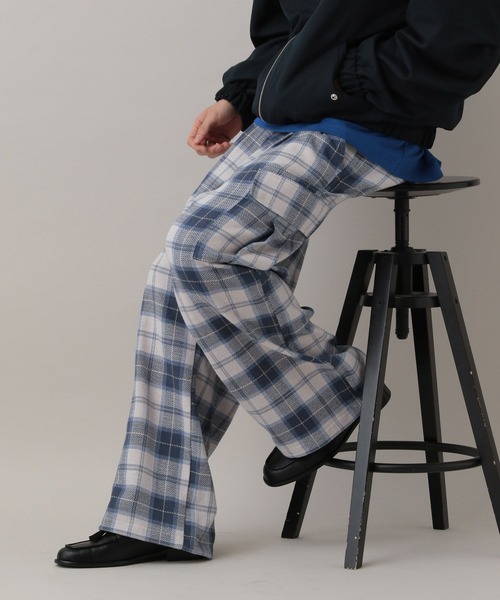 RAGEBLUE（レイジブルー） カーゴパンツ Check Pattern Cargo Easy