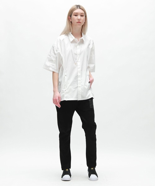 「DIET BUTCHER」 半袖シャツ SMALL サックスブルー メンズ_画像4