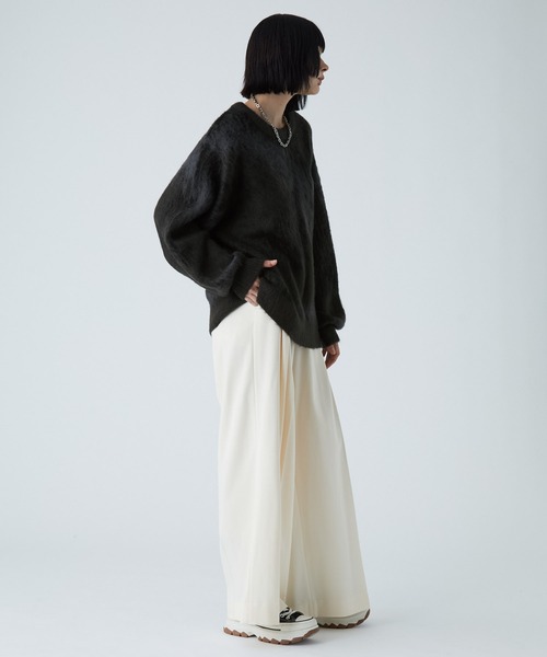 「VELNUS」 長袖ニット M ブルー メンズ_画像9