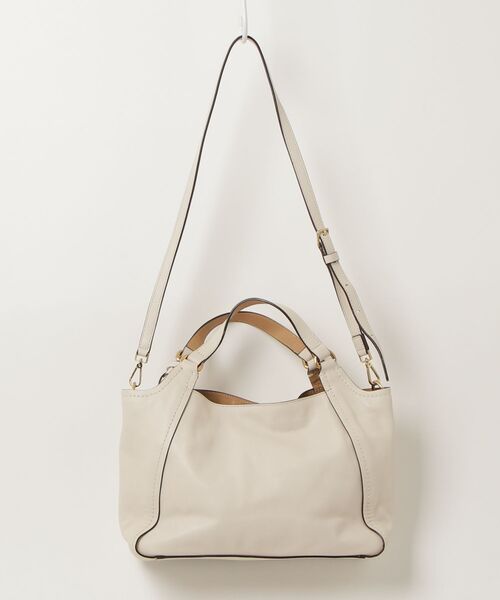 「SAZABY」 2WAYバッグ - ベージュ レディース_画像2