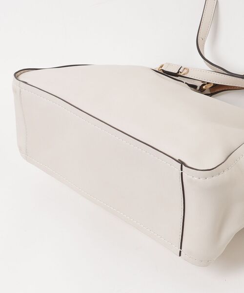 「SAZABY」 2WAYバッグ - ベージュ レディース_画像3