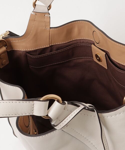 「SAZABY」 2WAYバッグ - ベージュ レディース_画像4