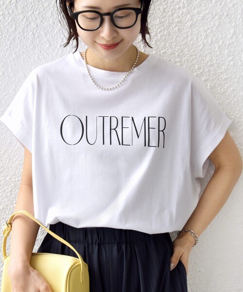 SHIPS（シップス） tシャツ メルティ コットン プリント ロゴ ショート