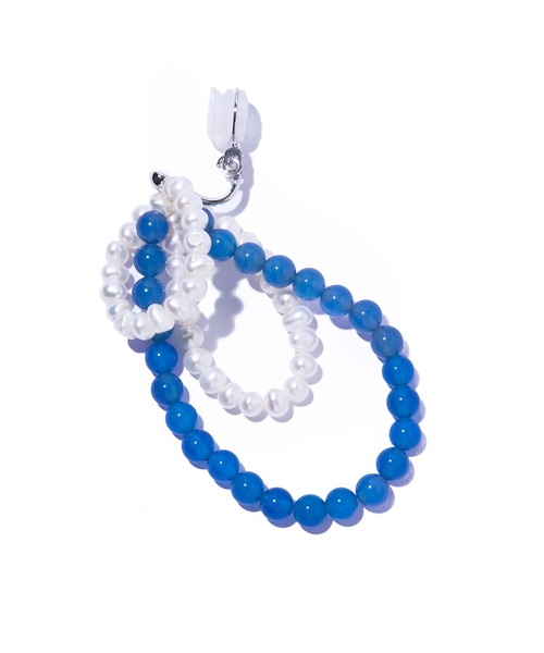 イヤリング 「IRIS 47」fabiana blue agate earring/ファビアナ ブルーアゲート イヤリング JSV16 レディースの画像
