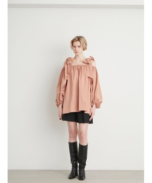 「styling/」 ハーフパンツ 1 ブラック レディースの画像