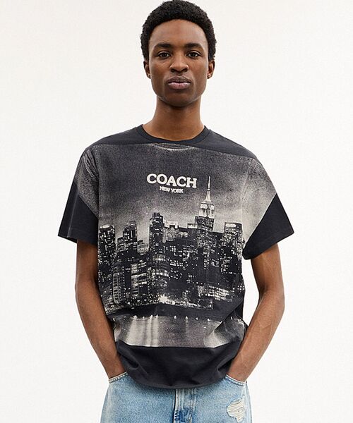COACH（コーチ） tシャツ ポストカード Tシャツ メンズ : ZOZOTOWN