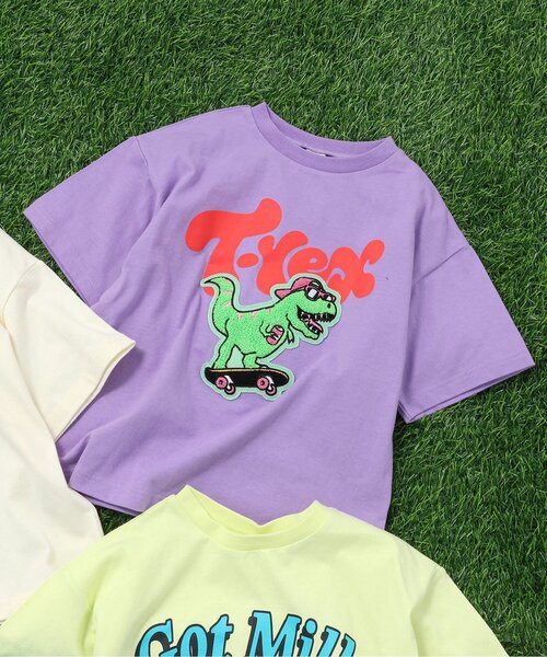 BREEZE（ブリーズ） tシャツ 「リンク」アニマルサガラワッペン半袖T