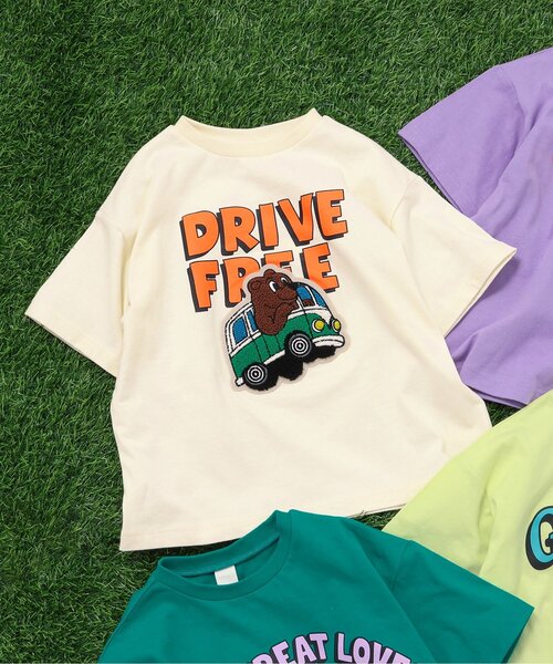 BREEZE（ブリーズ） tシャツ 「リンク」アニマルサガラワッペン半袖T