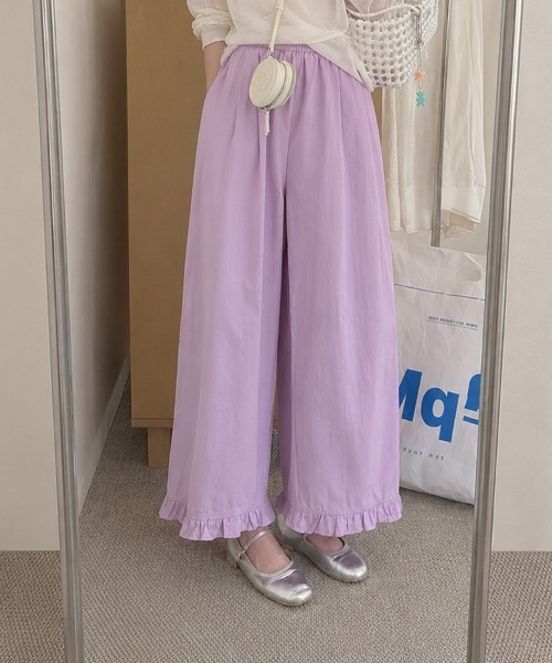 パンツ ハイウエストフリルパンツ レディース : ZOZOTOWN Yahoo!店