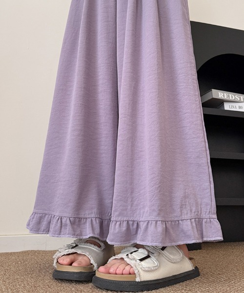 パンツ ハイウエストフリルパンツ レディース : ZOZOTOWN Yahoo!店 