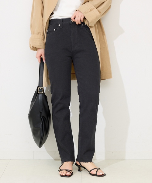 SLOBE IENA（スローブイエナ） スキニーデニムパンツ 38 ブラック 