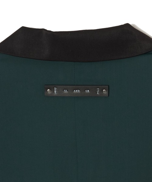 「CRIMIE」 テーラードジャケット X-LARGE グリーン メンズの画像