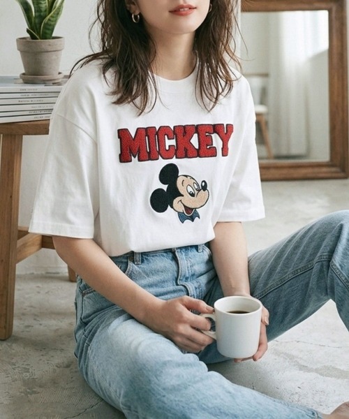 Disney（ディズニー） tシャツ 半袖 キャラクターTシャツ/ミッキー