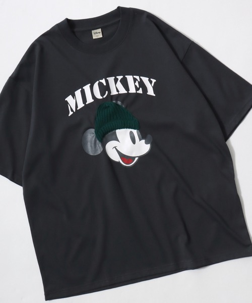 USA製★逆立ちミッキー Tシャツ Disney Hanes ビッグロゴ M〜L 古着 90s USA製 Disney Mickey 逆さ ミッキー Tシャツ XL位 古着