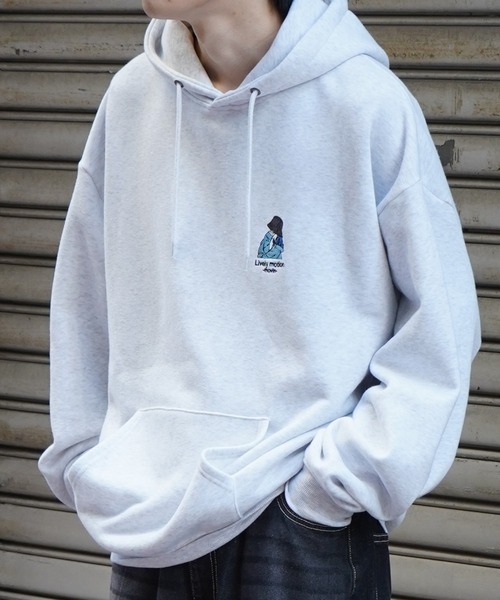 「ILL'S」 プルオーバーパーカー X-LARGE ブラウン メンズ_画像8