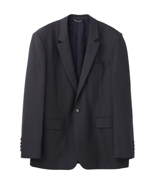 ジャケット テーラードジャケット WOOL DOBBY SINGLE BREASTED JACKET メンズの画像