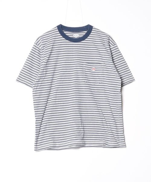 Danton（ダントン） 半袖Tシャツ 42 ネイビー レディース : ZOZOTOWN