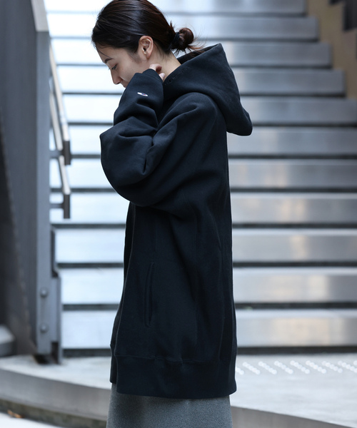 「Champion」 プルオーバーパーカー MEDIUM ブラック レディース_画像5