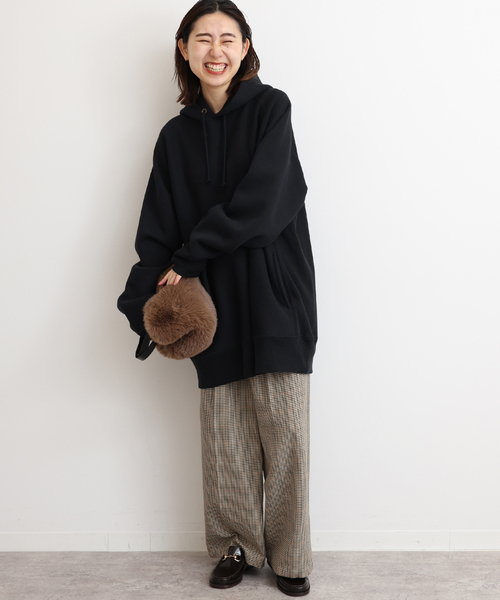 「Champion」 プルオーバーパーカー MEDIUM ブラック レディース_画像8