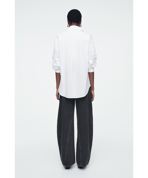 「COS」 長袖シャツ 40 ライトブルー レディース_画像3