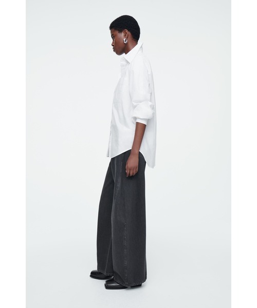 「COS」 長袖シャツ 40 ライトブルー レディース_画像5