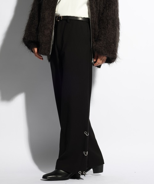 「HARE」 スラックス SMALL ブラック メンズ