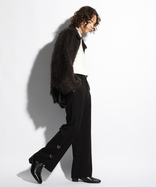 「HARE」 スラックス SMALL ブラック メンズの画像