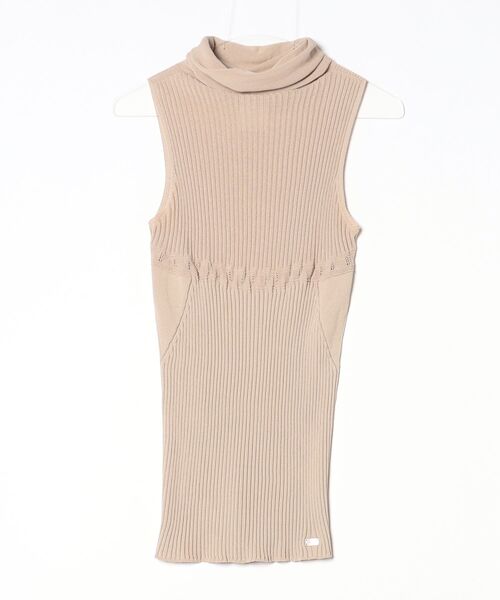 CHANEL（シャネル） ノースリーブニット 42 ベージュ レディース 