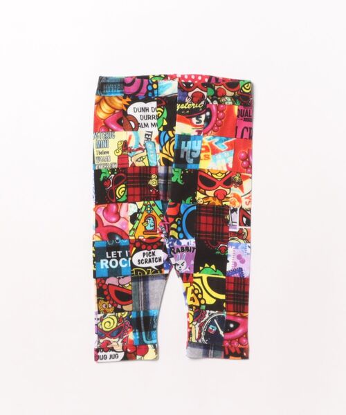 HYSTERIC MINI レギンス パンツ 80 HYSTERIC MINI（ヒステリックミニ） パンツ CRAZY QUILT総柄 Viscotex