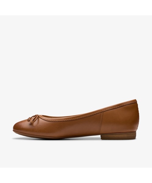 「Clarks」 フラットパンプス UK5.5 ブラウン レディース_画像3