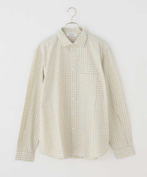 Gimaguas（ギマガス） ブラウス シャツ RUBEN SHIRT GREENBEIGE 