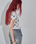 tシャツ 半袖 「WEB限定」メッセージスター...の詳細画像4