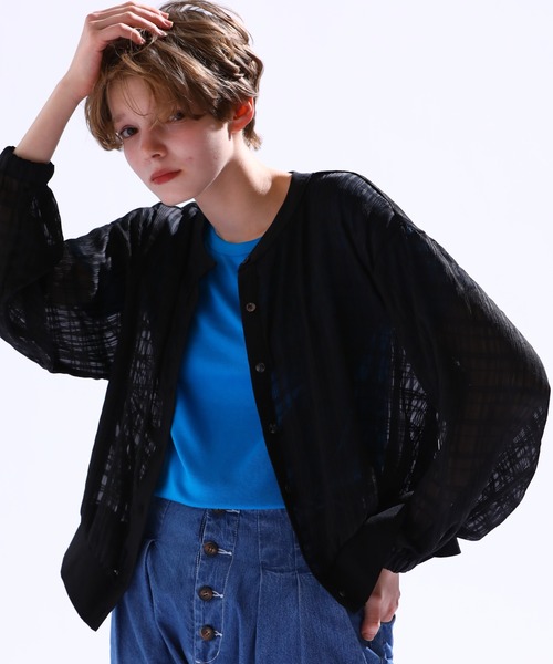 「Kelen」 長袖ブラウス S ブラック レディース_画像5