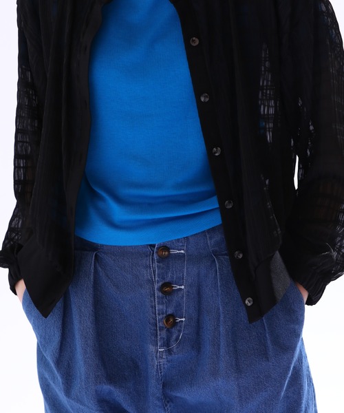 「Kelen」 長袖ブラウス S ブラック レディース_画像9