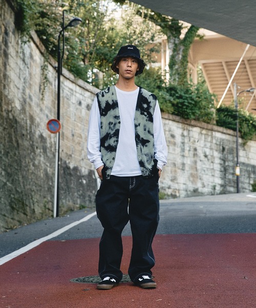 「HUF」 ペインターパンツ 28inch ベージュ系余分の物 メンズ