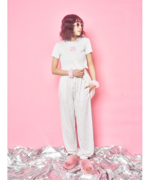 「WC」 スウェットパンツ FREE パープル レディース_画像5