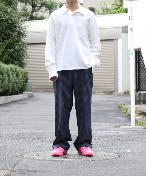KAIKO（カイコー） スラックス KAIKO Wool wide slacks メンズ