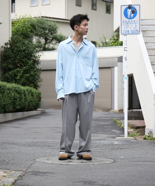 KAIKO（カイコー） スラックス KAIKO Wool wide slacks メンズ