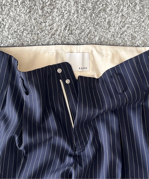 KAIKO（カイコー） スラックス KAIKO Wool wide slacks メンズ