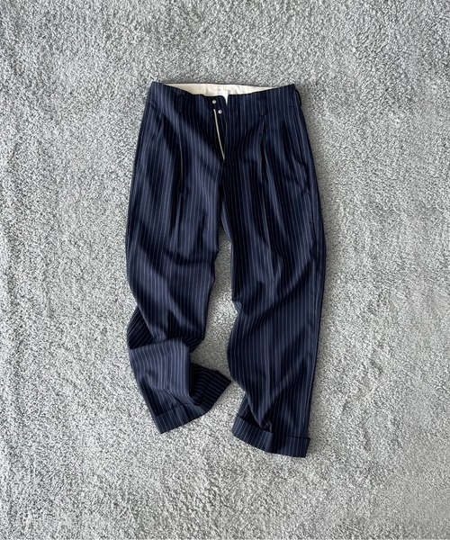 KAIKO（カイコー） スラックス KAIKO Wool wide slacks メンズ